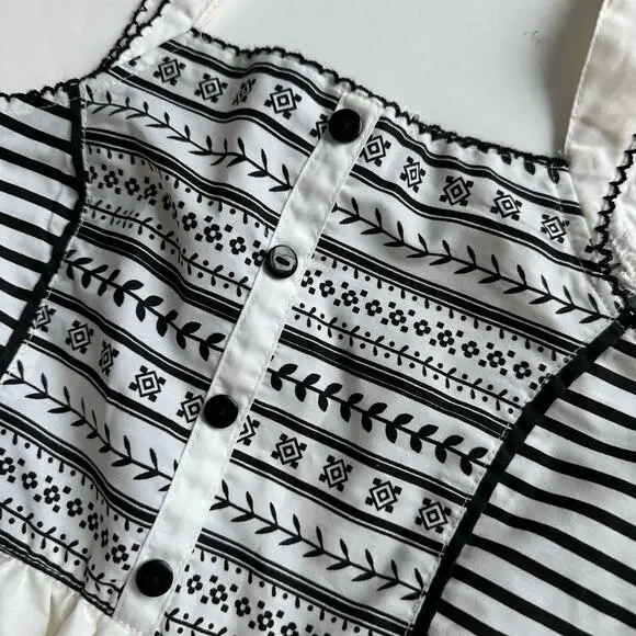 Sugar and Honey Black and White Floral Dress - 6X - Picture 7 of 10